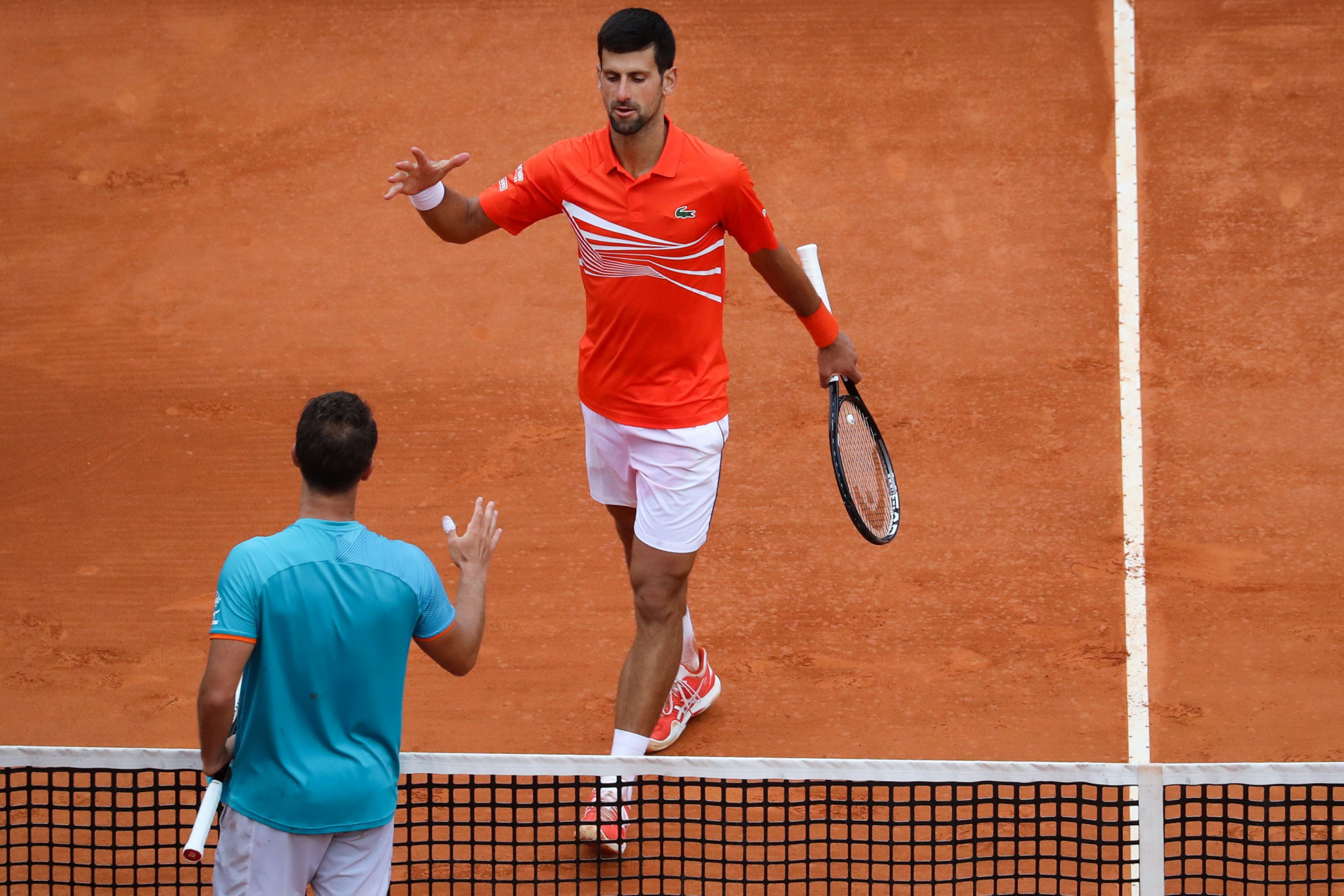 Novak Djokovic advancet to the third round of the Monte Carlo Masters event ©Getty Images