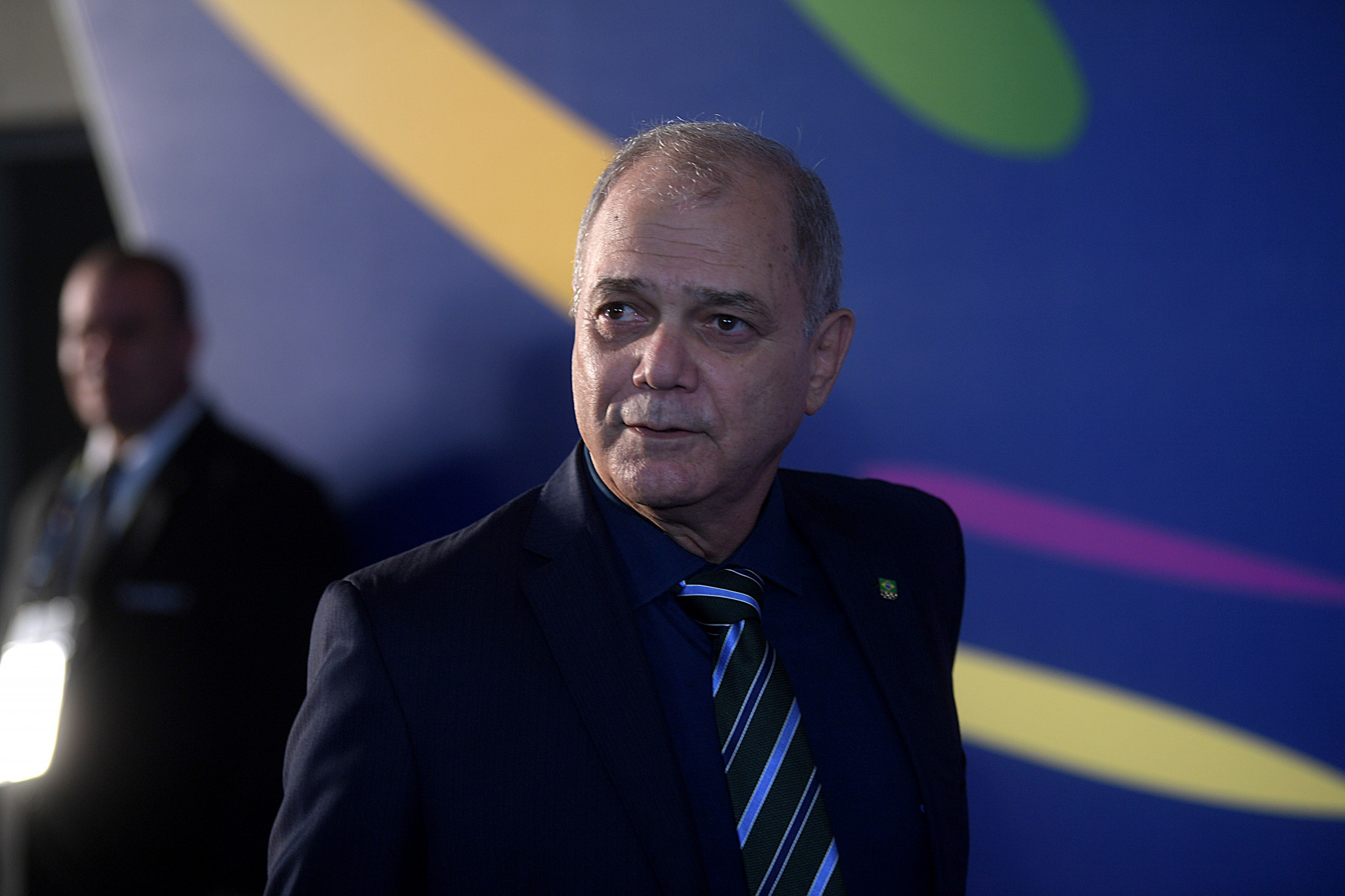 Brazilian Olympic Committee President Paulo Wanderley Teixeira opened the event ©Getty Images