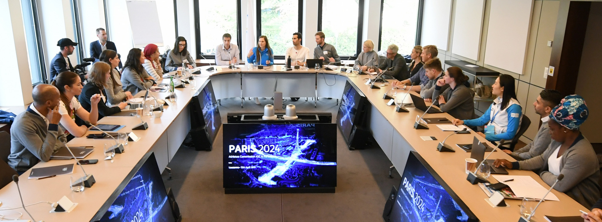 Paris 2024 updated the IOC Athletes' Commission on its projects ©KMSP/Paris 2024