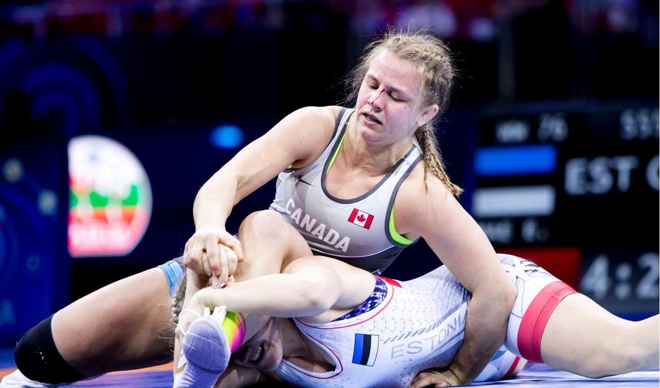 Rio 2016 Olympic gold medallist Erica Wiebe will be competing in the women's freestyle 76kg category ©UWW/Martin Gabor