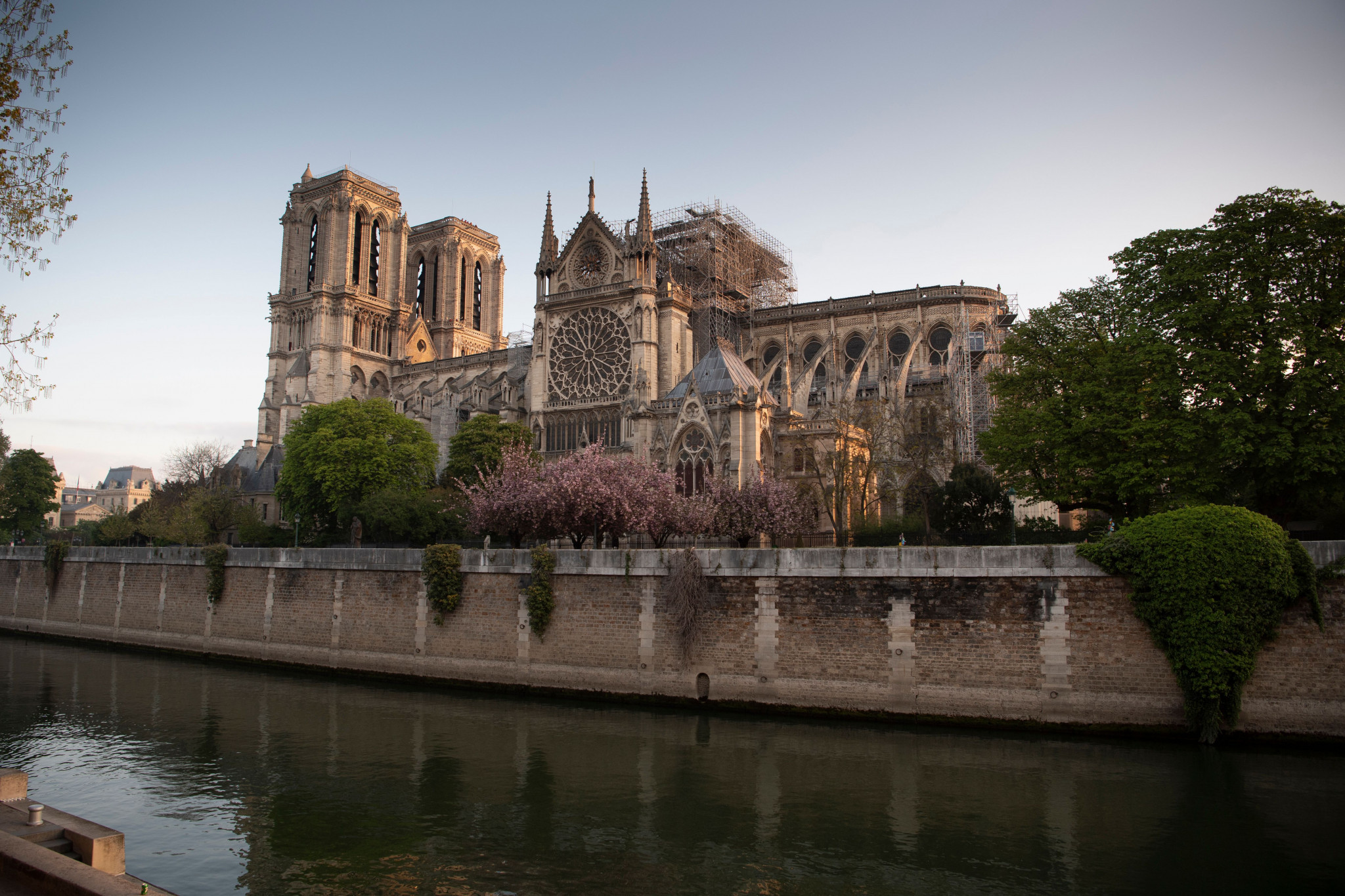Notre-Dame, pictured in the aftermath of the devastating fire ©Getty Images