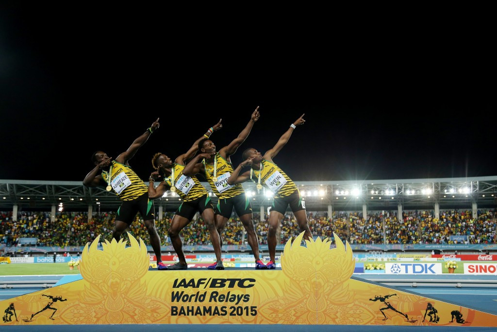 Jamaica win 4x200m for absent Bolt at IAAF World Relays as US retain Golden Baton