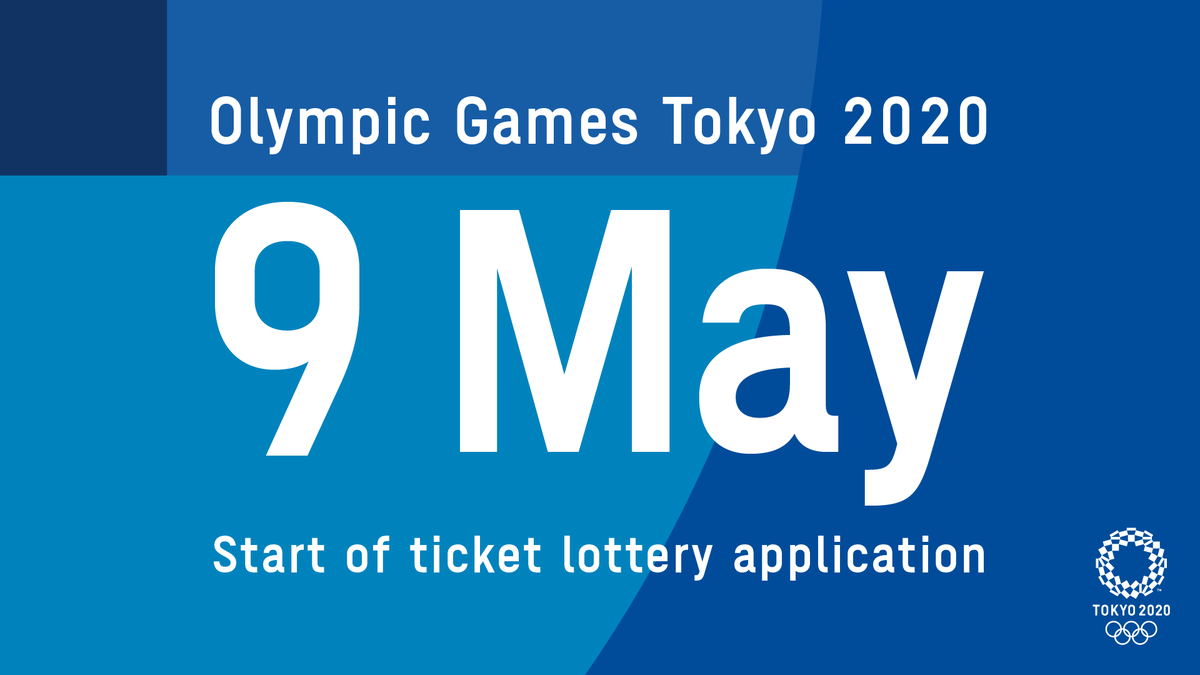 Tokyo 2020 has announced the ticket lottery application window will open on May 9 ©Tokyo 2020