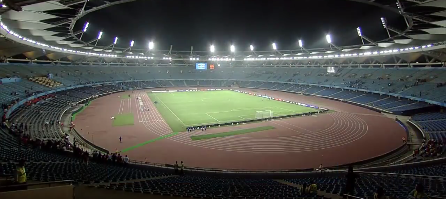 The team had been staying in the residential wing of Jawaharlal Nehru Stadium, India's national arena ©Wikipedia