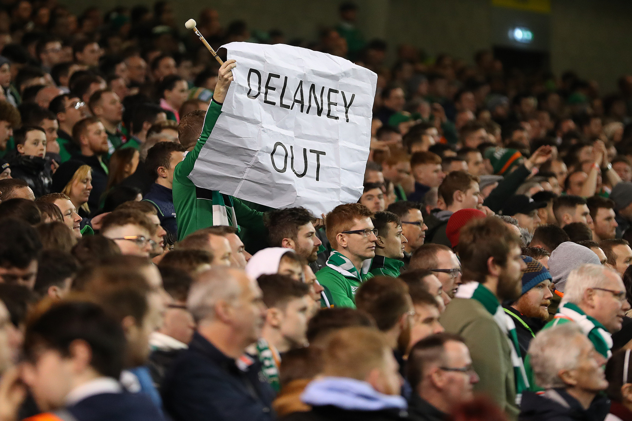 John Delaney has been a controversial figure in Irish football ©Getty Images
