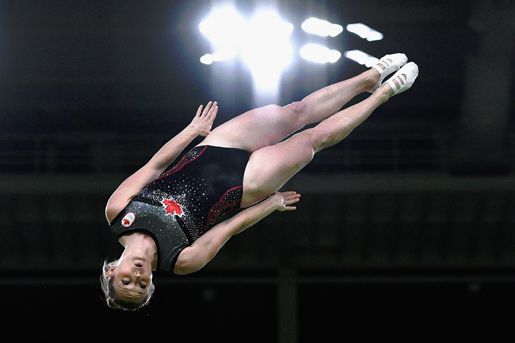 Canada's double Olympic gold medallist Rosannagh MacLennan will be competing in the women's event at the FIG Trampoline World Cup in Minsk ©Getty Images