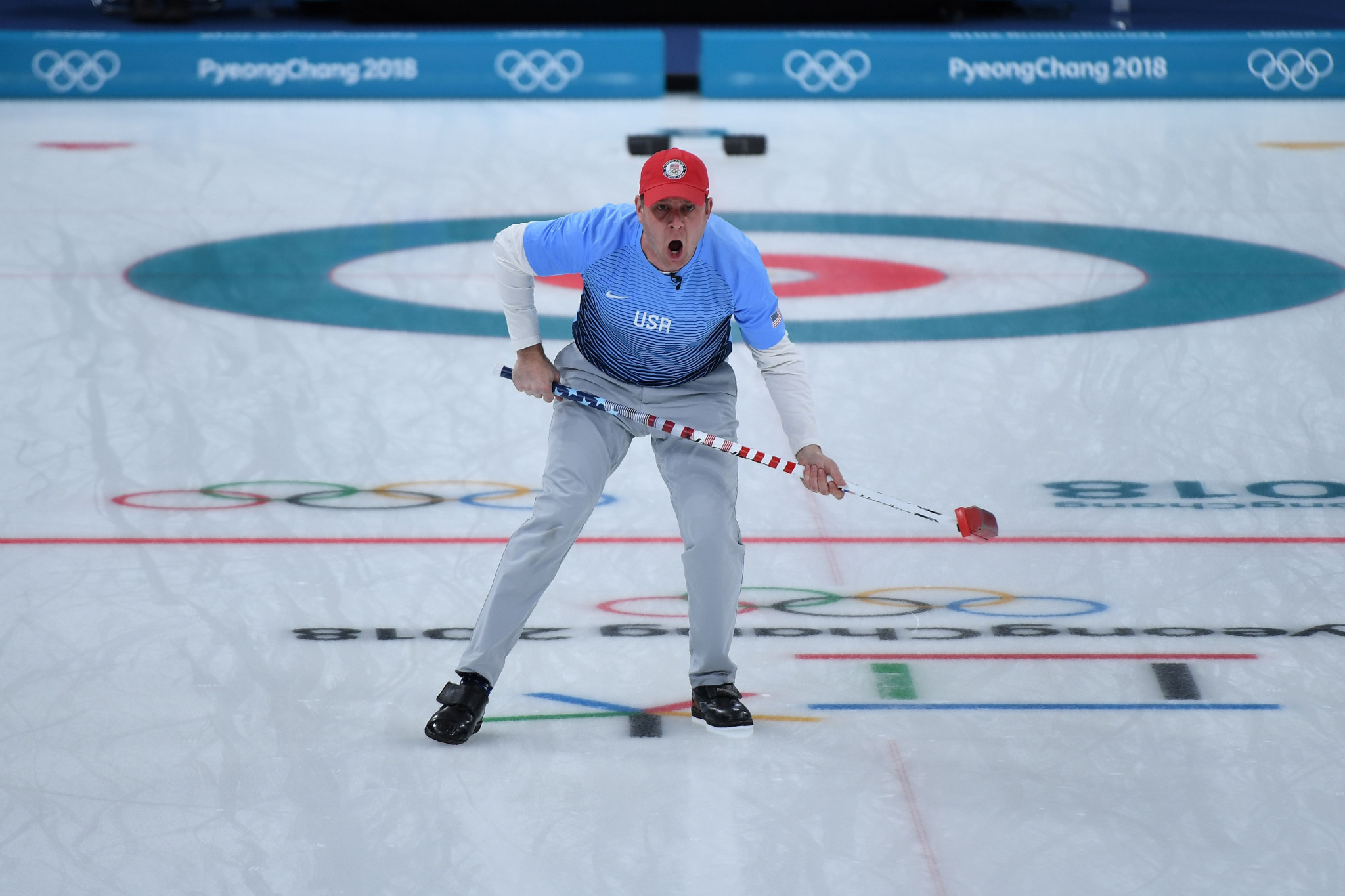 Olympic champion John Shuster will make his first appearance at the World Mixed Doubles Curling Championship in Stavanger ©Getty Images