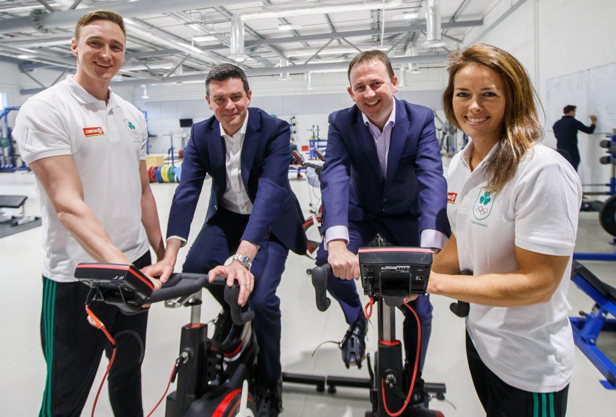 The announcement of the partnership between Circle K and Team Ireland took place at the National Sports Campus in Dublin ©Team Ireland