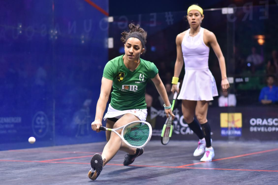 Egypt's Raneem El Welily began strongly in her defence of the El Gouna International Squash Open title ©ElGouna Squash