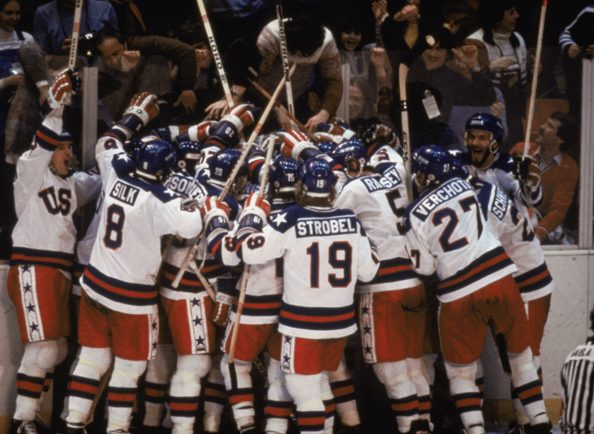 United States beat the Soviet Union in a dramatic match at the 1980 Winter Olympics ©Getty Images