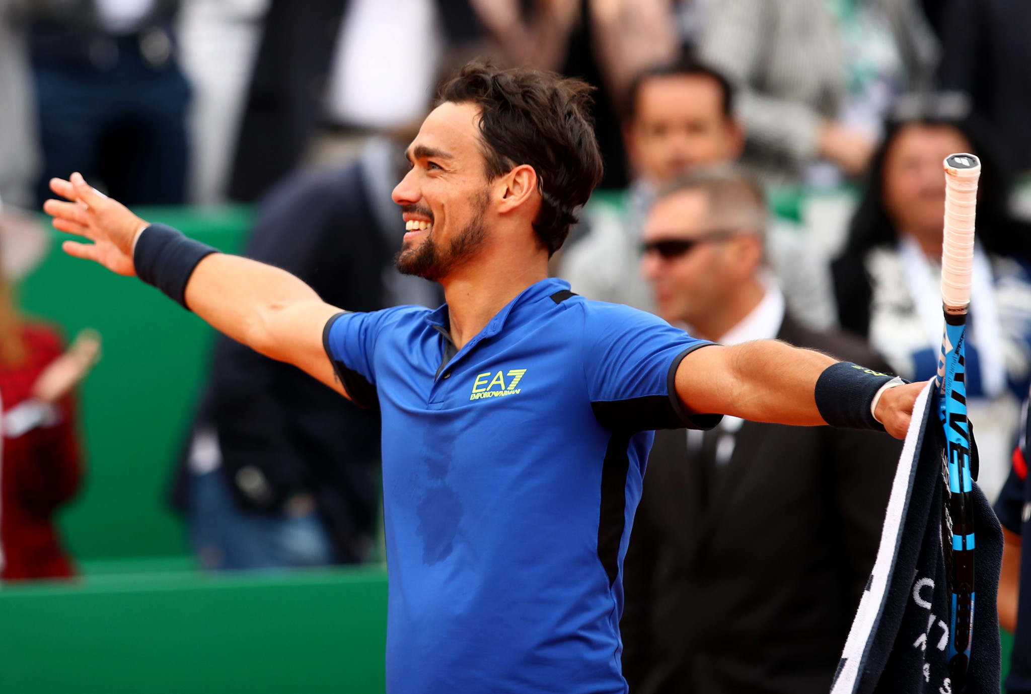 Italy's Fabio Fognini reached the final of the Monte-Carlo Masters ©Getty Images