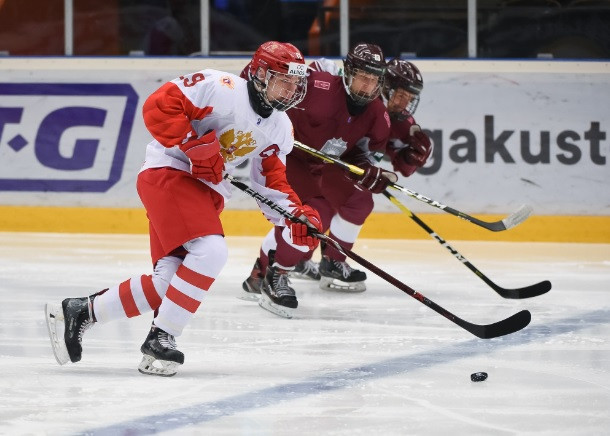 Russia beat Latvia to claim second victory at IIHF Under-18 World Championship