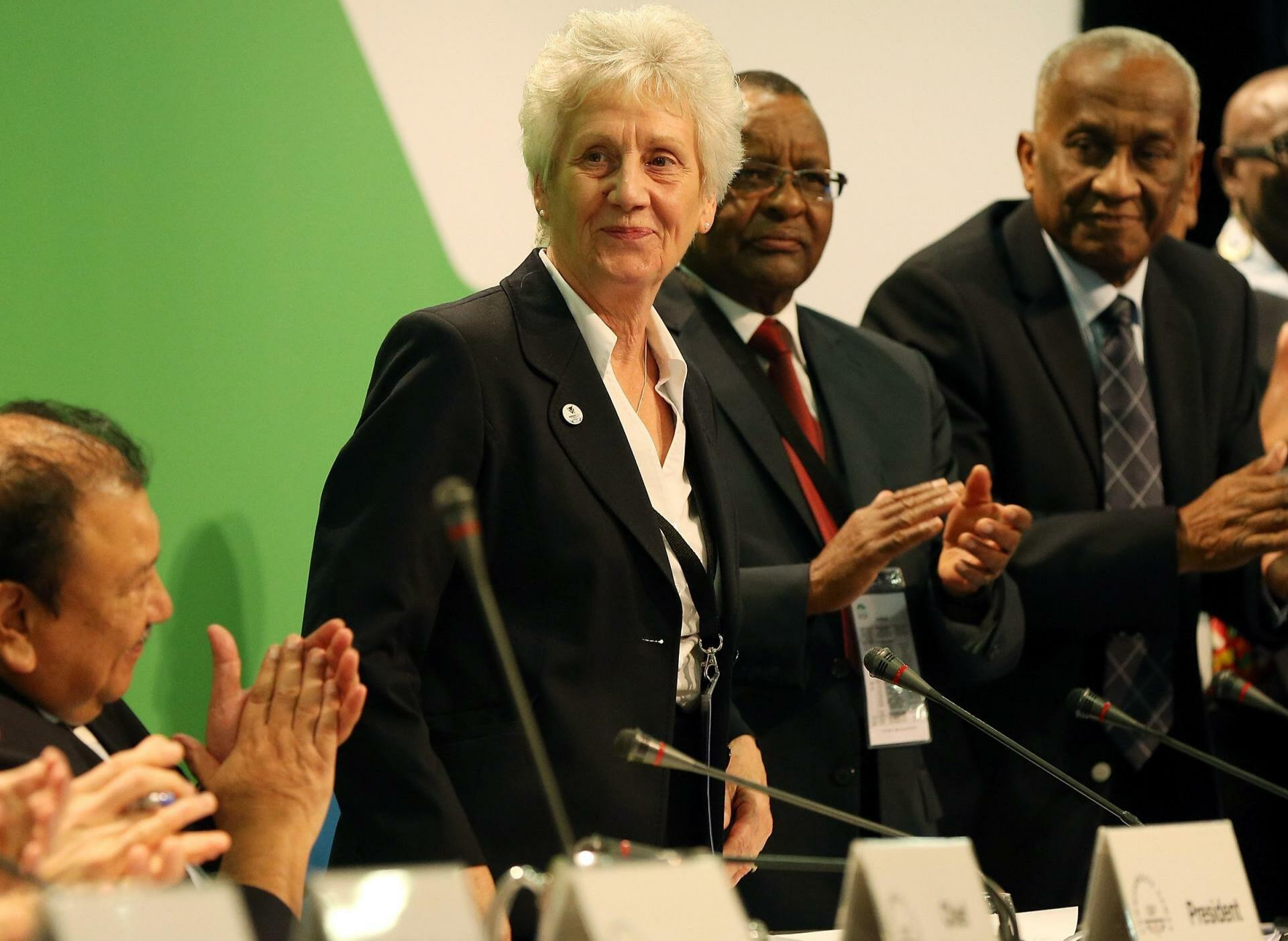 Dame Louise Martin was elected Commonwealth Games Federation President at its General Assembly in 2015 ©Getty Images