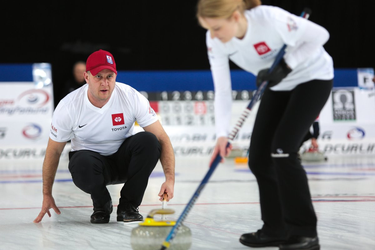 The World Mixed Doubles Curling Championship continued in Stavanger today ©WCF