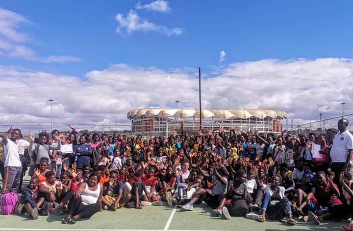 Women and girls from all over Zambia participated at the event in Lusaka organised by NET2019, the legacy programme launched following England's successful bid for this year's World Cup in Liverpool ©Facebook