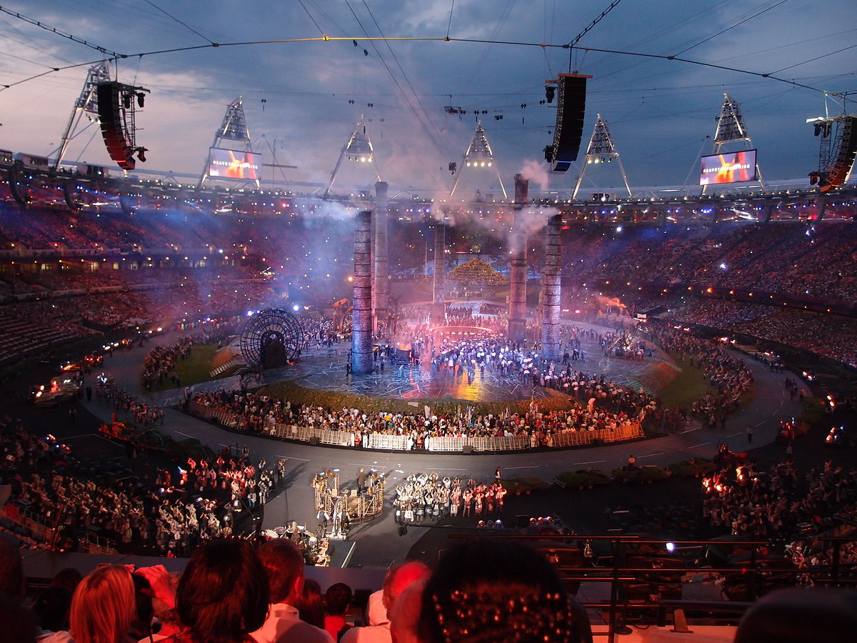 Martin was the head of ceremonies for the 2012 Olympic and Paralympic Games in London ©Wikipedia