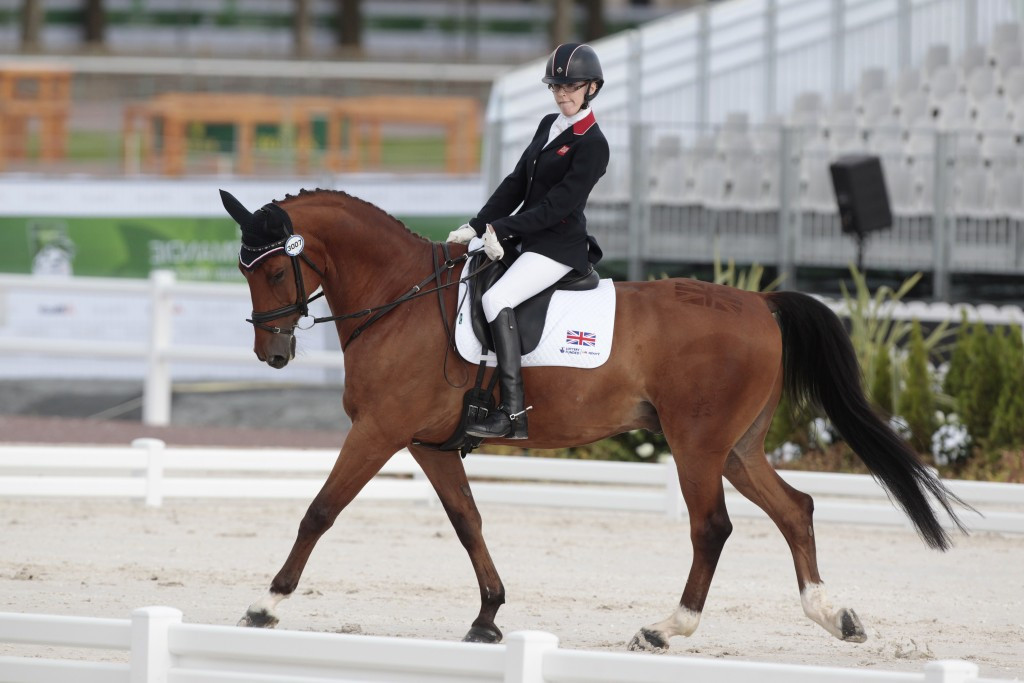 Sophie Christiansen earned two golds and a silver at the 2014 World Equestrian Games in Normandy