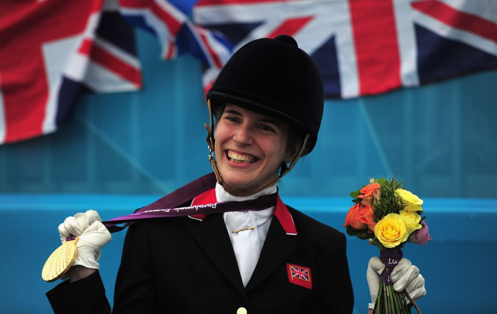 Five-times Paralympic champion Sophie Christiansen of Britain has won a Women of the Future award ©Getty Images