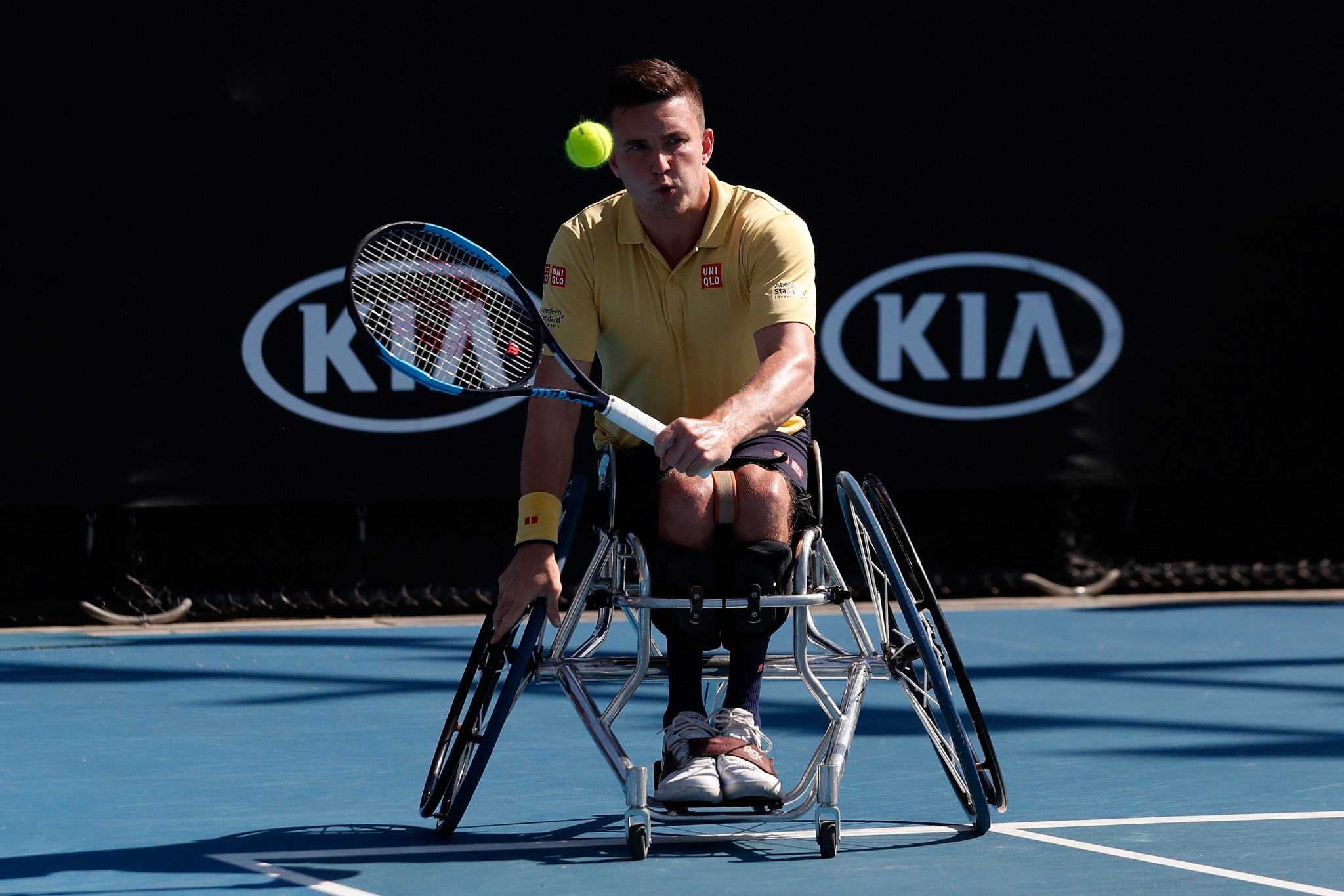 Gordon Reid beat British team-mate Alfie Hewett in a repeat of the Rio 2016 Paralympic Games singles final ©Getty Images
