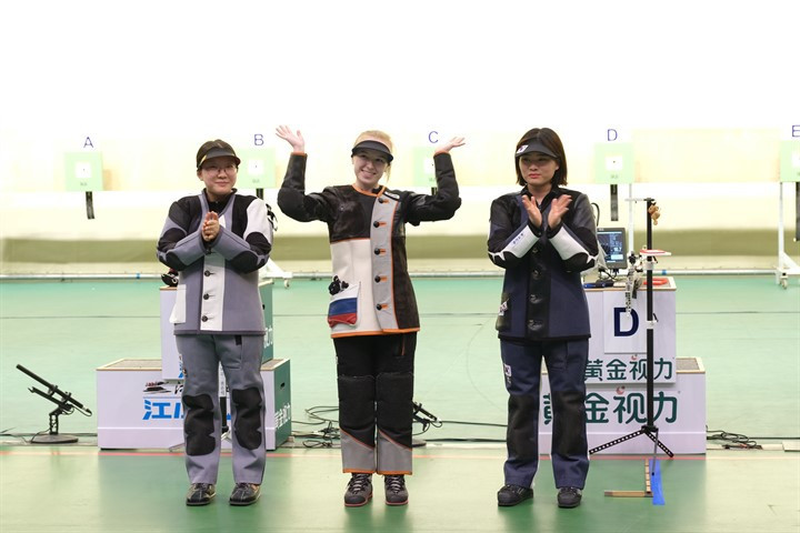 Karimova wins 10m air rifle event to claim first ISSF World Cup gold medal