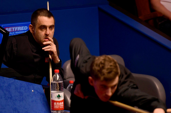 Five-times world champion Ronnie O'Sullivan contemplates a shock first-round exit at the World Championships ©Getty Images