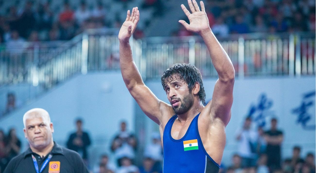 India's Bajrang Bajrang claimed the men's 65kg freestyle crown ©UWW