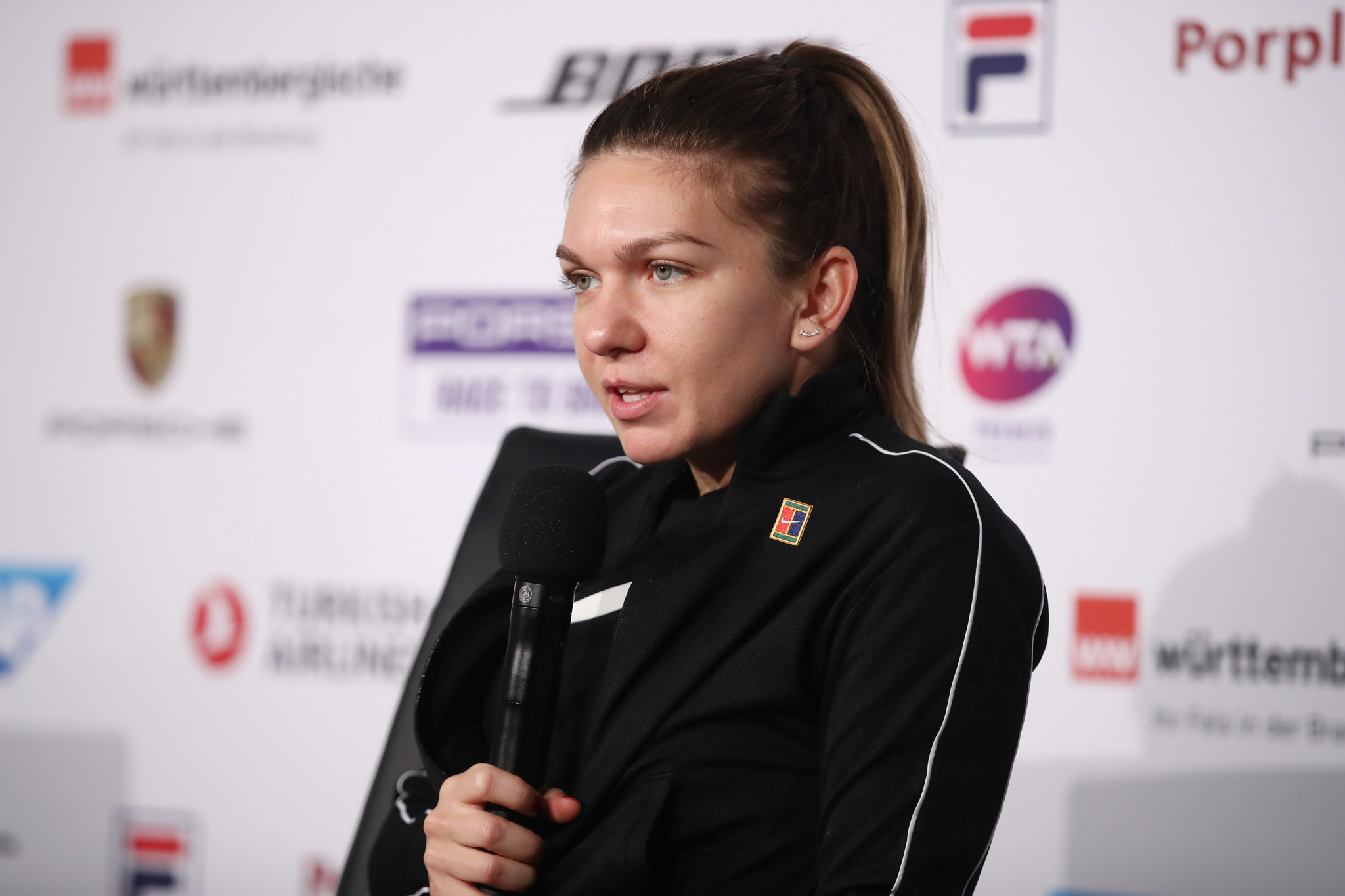 Simona Halep announces her withdrawal from the WTA Stuttgart Open today ©Getty Images