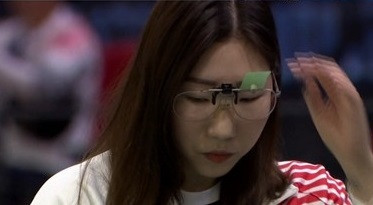 South Korea's Kim Min-jung won the women's 10m air pistol final at the ISSF World Cup in Beijing ©ISSF