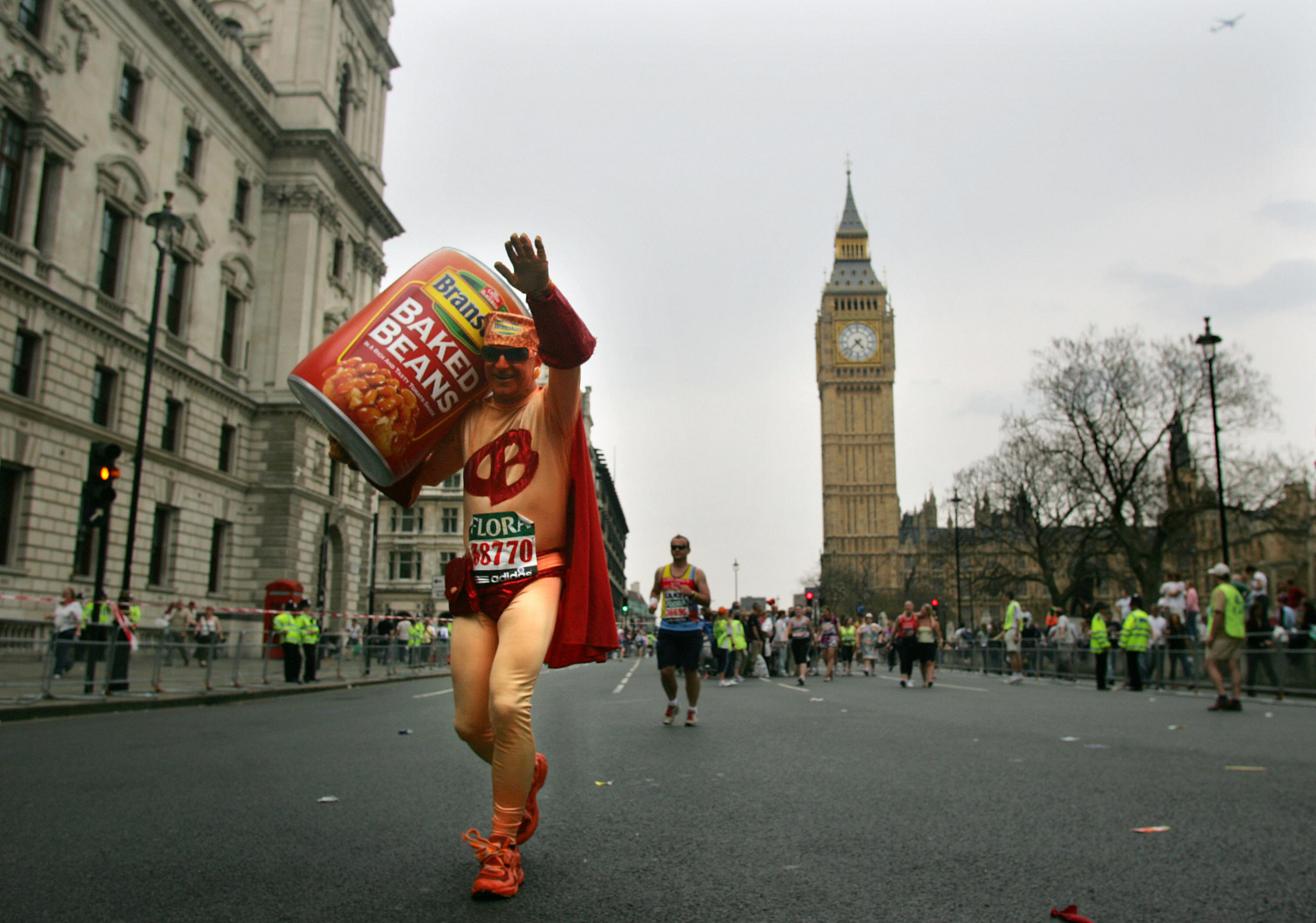 It is estimated that 75 per cent of the 40,000 runners who take part in the London Marathon raise money for charity ©Getty Images