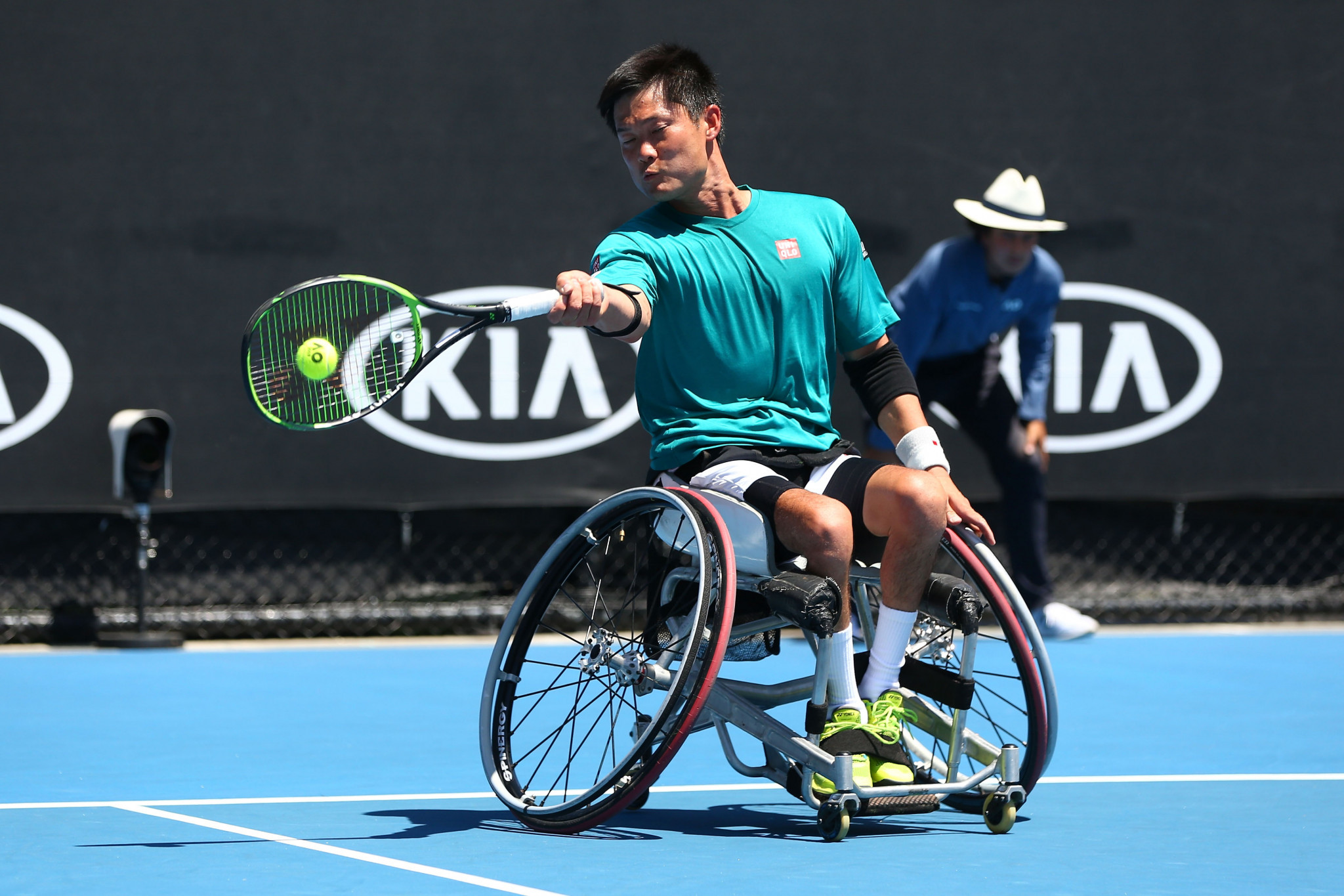 Home favourite Shingo Kunieda of Japan will face Paralympic champion Gordon Reid of Britain in the quarter-finals of the ITF Japan Open ©ITF