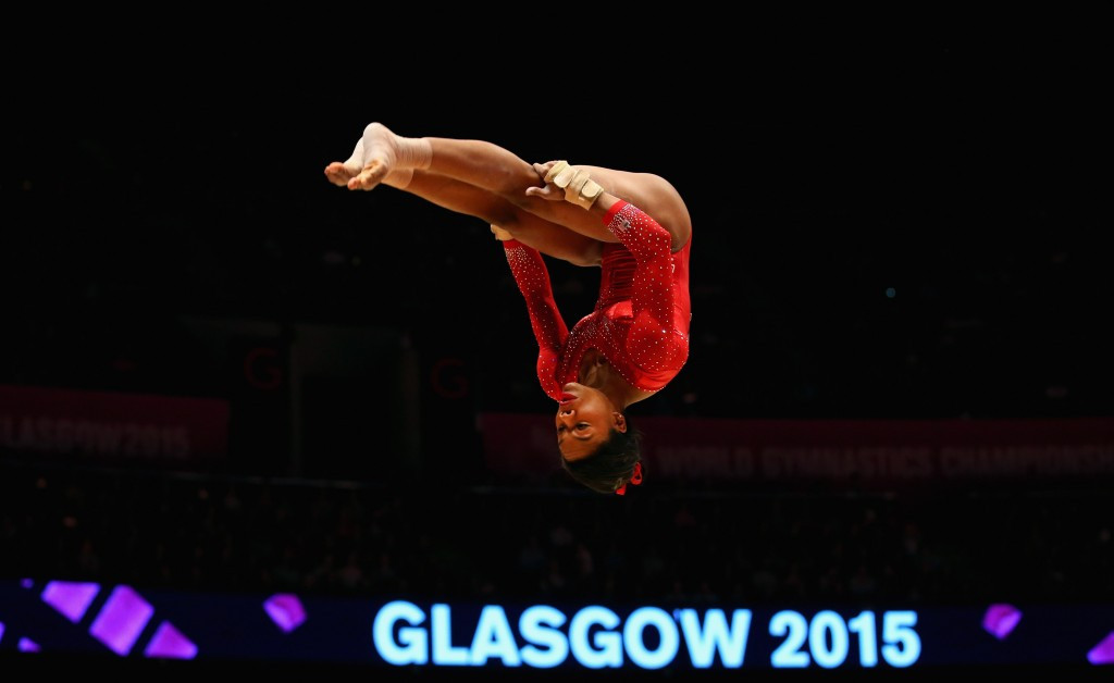 American Gabby Douglas didn't quite do enough on the floor to challenge for the title ©Getty Images