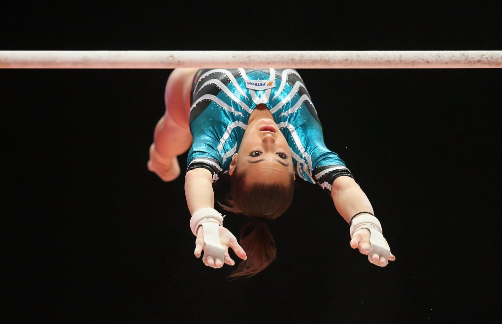 A stellar display on the uneven bars gave Larisa Iordache the bronze ©Getty Images