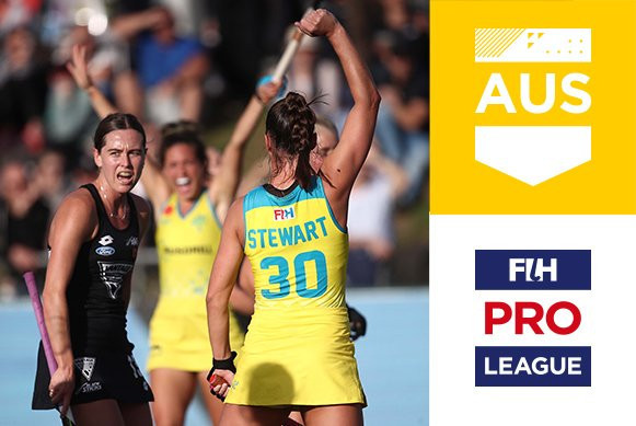 Australia won men’s and women’s matches against New Zealand on Anzac Day ©FIH
