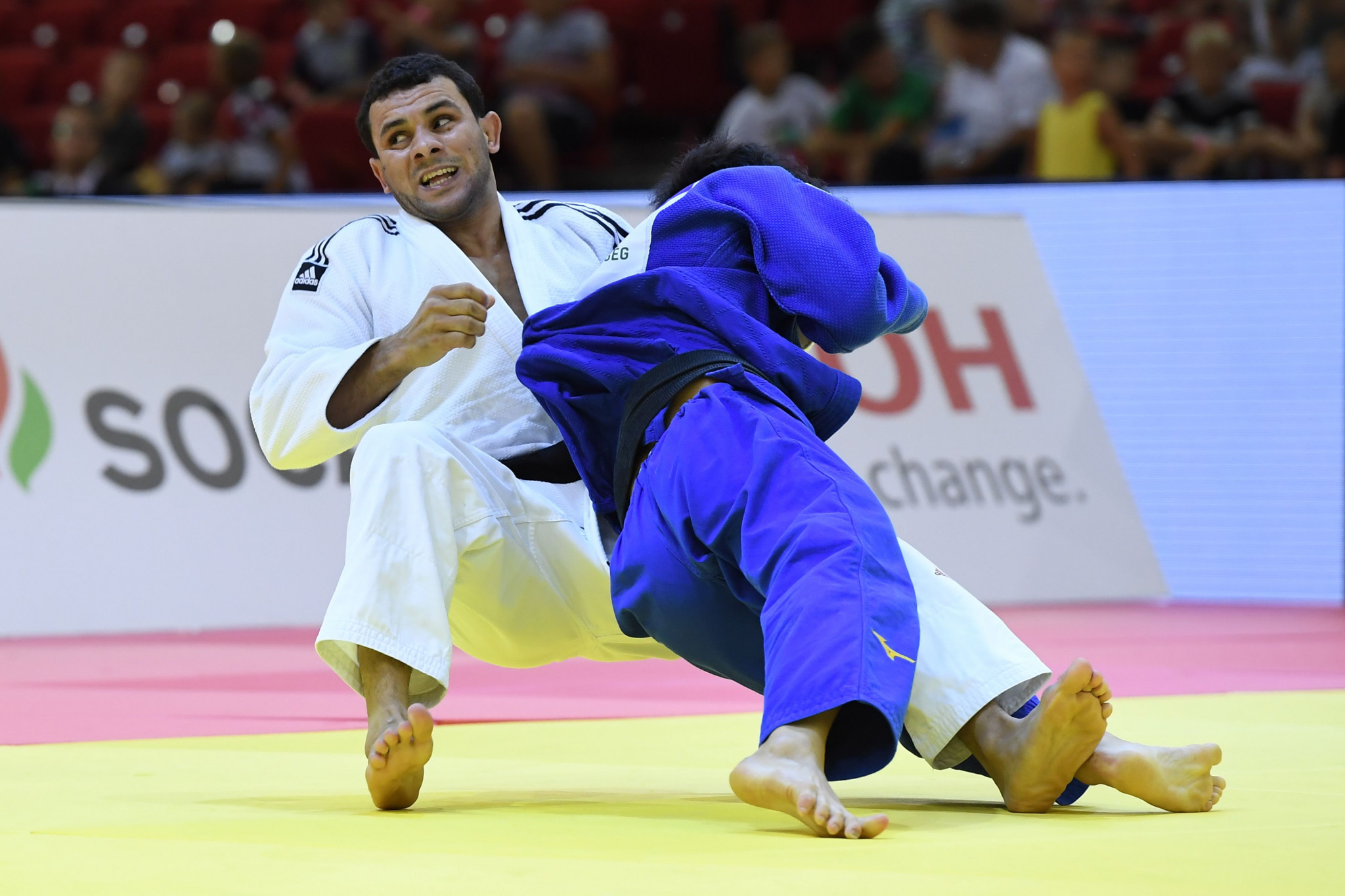 Egypt's Mohamed Abdelmawgoud came out on top in the men's under-66kg category ©Getty Images