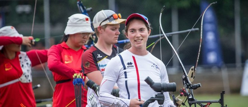 Gaubil reaches first career medal match at Archery World Cup in Medellin