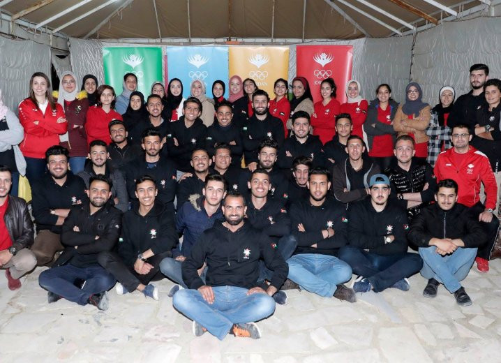 Members of a nationwide leadership project participated in an Olympic values workshop held by the Jordan Olympic Committee ©JOC