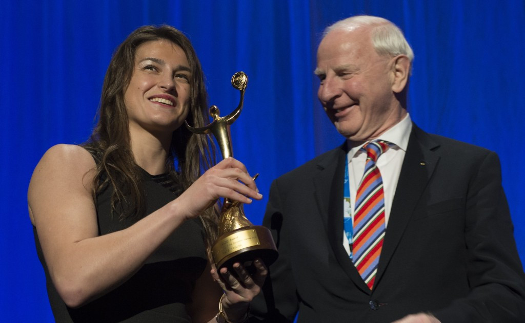 Irish boxer Katie Taylor was rewarded for gold medal at the European Games