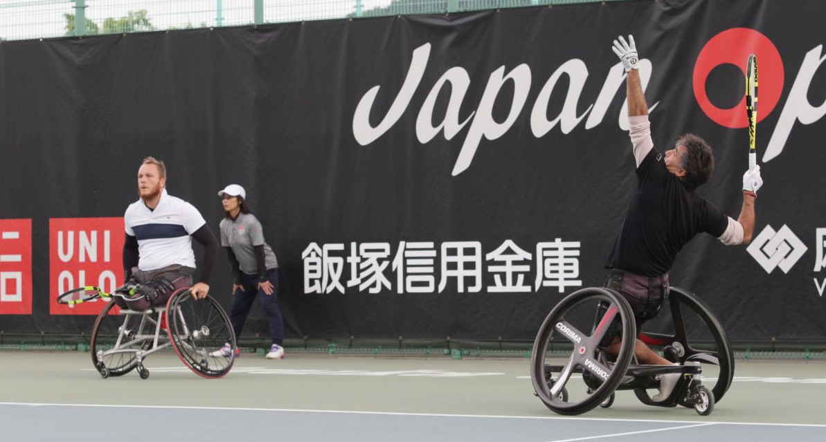 Stephane Houdet and Nicolas Peifer triumphed in the men's doubles final ©Japan Open 2019