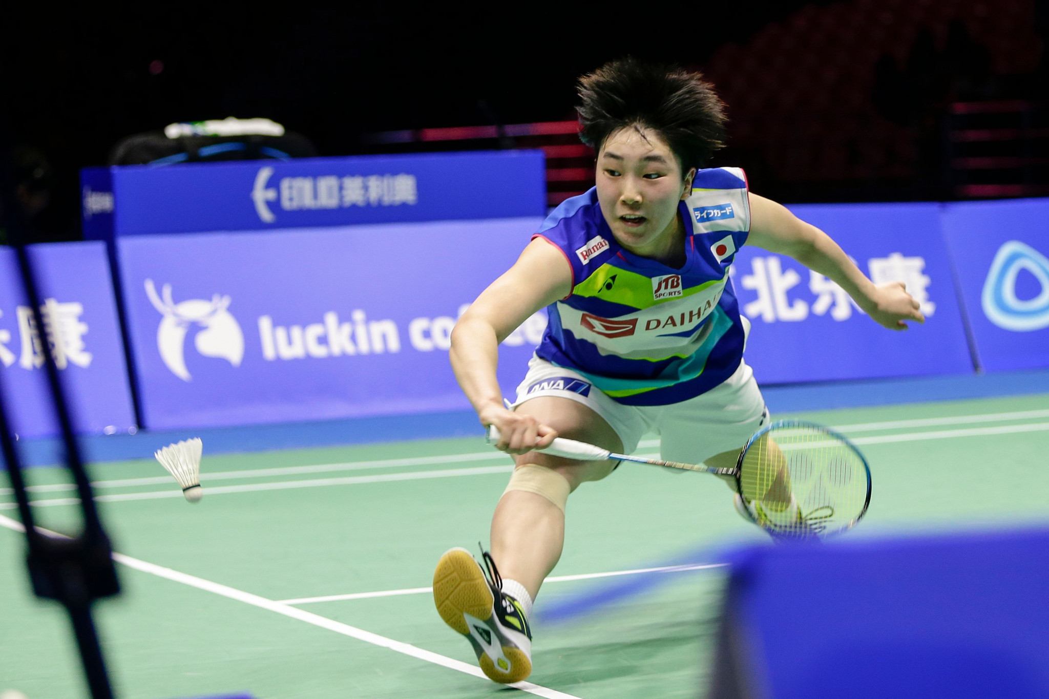 Japan's Akane Yamaguchi stunned top seed Chen Yufei of China to reach the women's singles final ©Getty Images