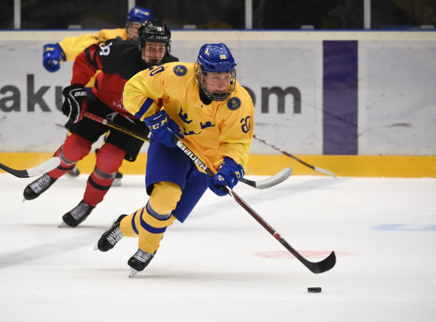 Sweden defeated Canada to reach the final of the  IIHF Under-18 World Championship ©IIHF