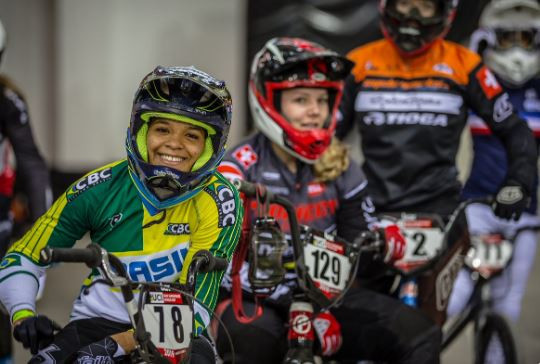 The world's best BMX Supercross riders have converged on Manchester for the opening UCI World Cup of the season ©UCI Twitter
