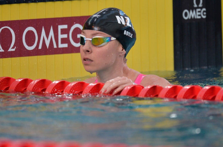 New Zealand's Lauren Boyle won two silver medals at this year's FINA World Aquatics Championships in Kazan