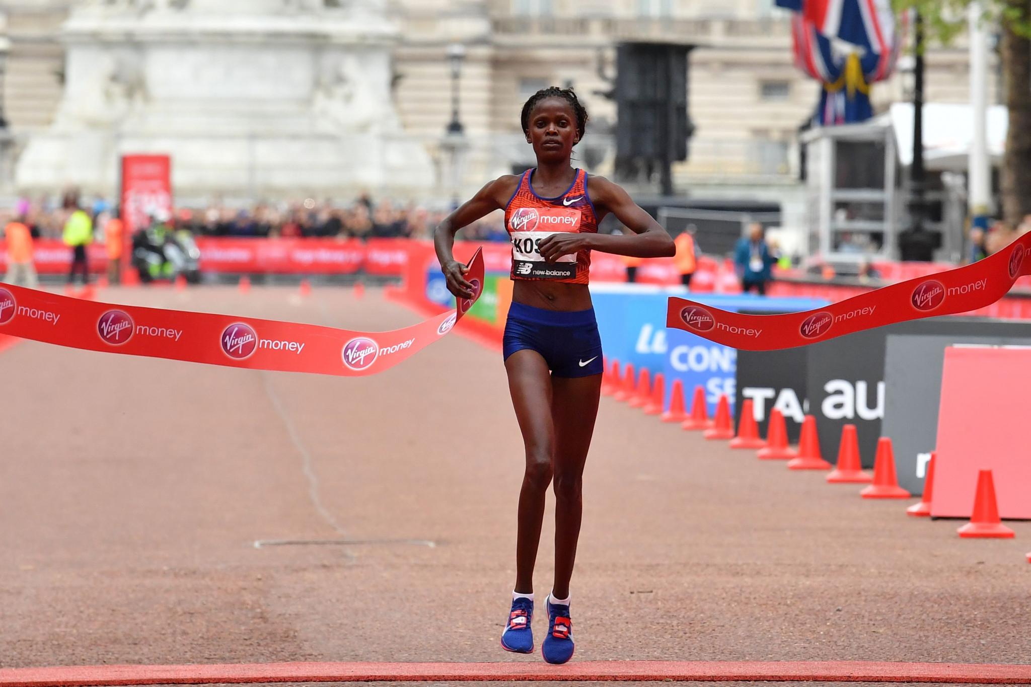 Brigid Kosgei won the women's race by nearly two minutes over her closest challenger ©Getty Images
