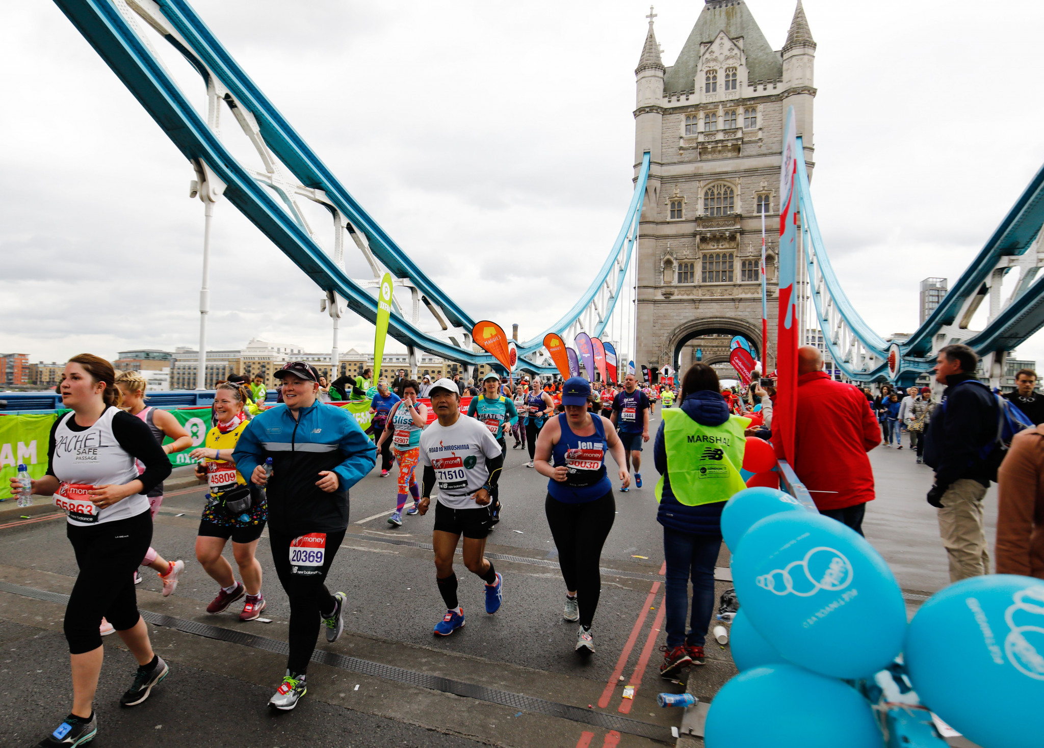 Thousands of runners tackled the course as part of the mass participation event ©Getty Images