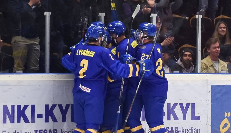 Hosts Sweden beat Russia in overtime to seal IIHF Under-18 World Championship title 