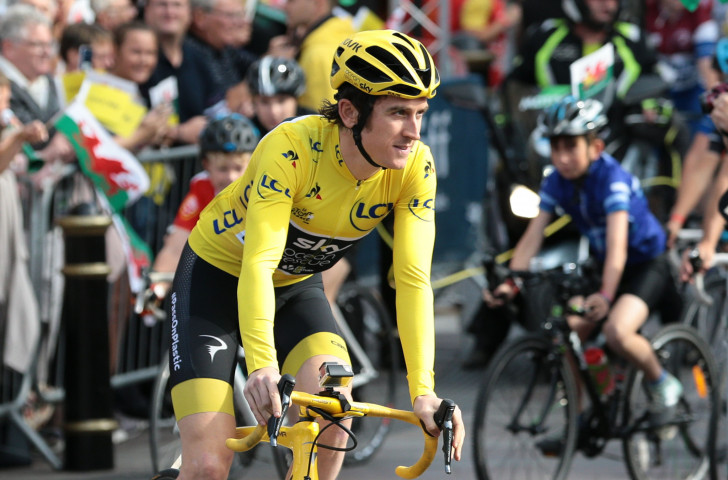 Reigning Tour de France champion Geraint Thomas will be riding for Team Sky in the Tour of Romandie that starts tomorrow in Switzerland ©Getty Images