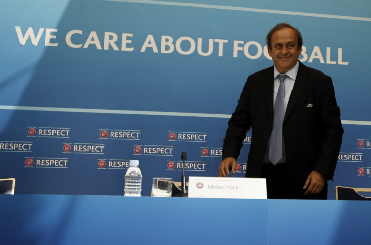 UEFA President Michel Platini still the backing of Kuwait's Sheikh Ahmad Al-Fahad Al-Sabah to succeed Sepp Blatter, despite the fact he is currently suspended 