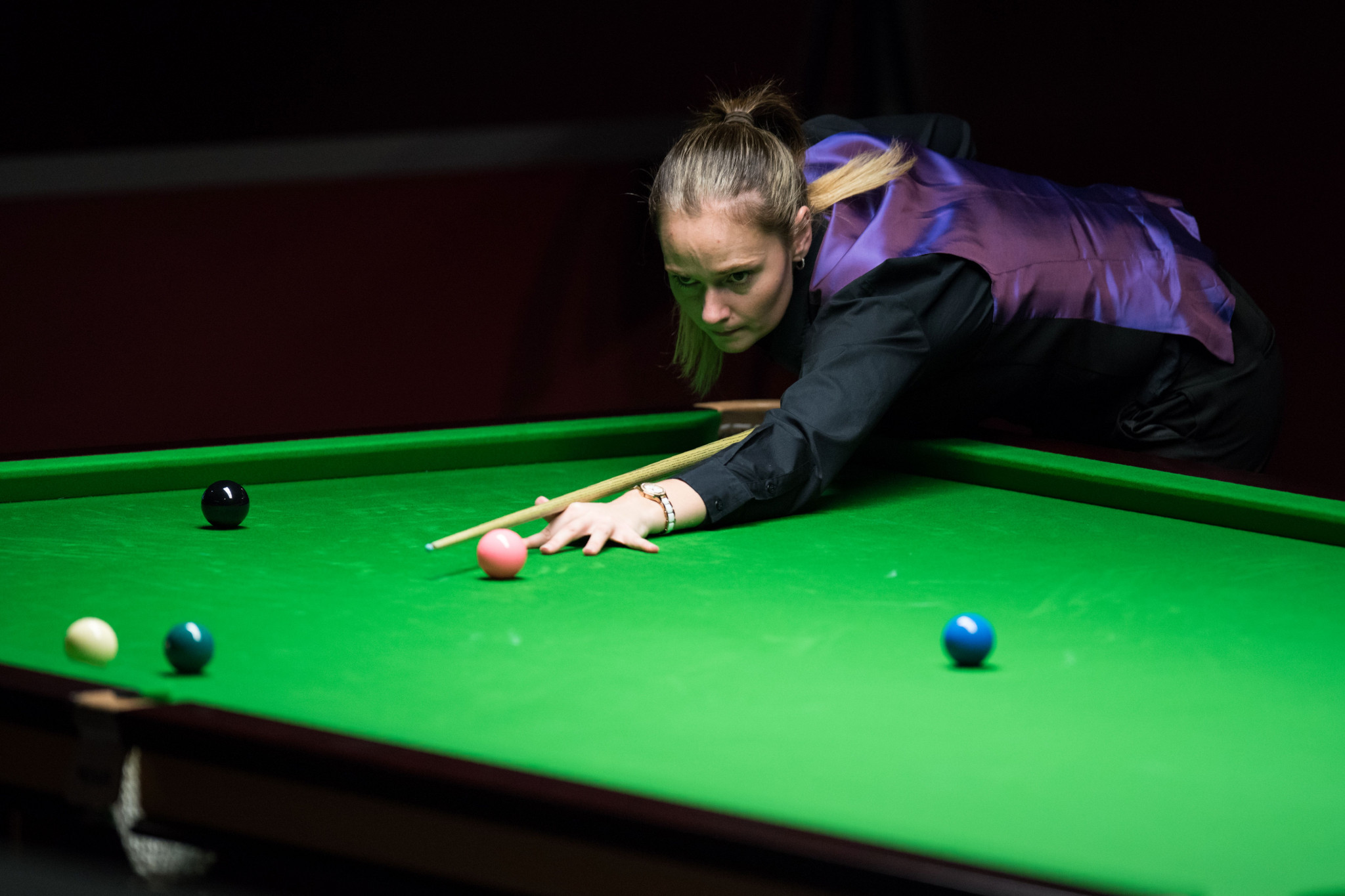 Eleven-time world champion Reanne Evans will help oversee Women’s Snooker Day in Sheffield on Wednesday ©Getty Images