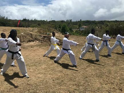 Taekwondo Association of Barbados performs public demonstration on International Day of Sport for Development and Peace