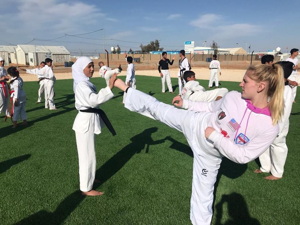 Participants were exposed to different training approaches in taekwondo ©Sports Diplomacy - U.S. Department of State/Facebook